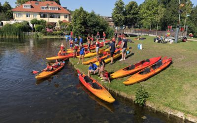 Lusthofschool waterfeest bij Hubertus-Brandaan